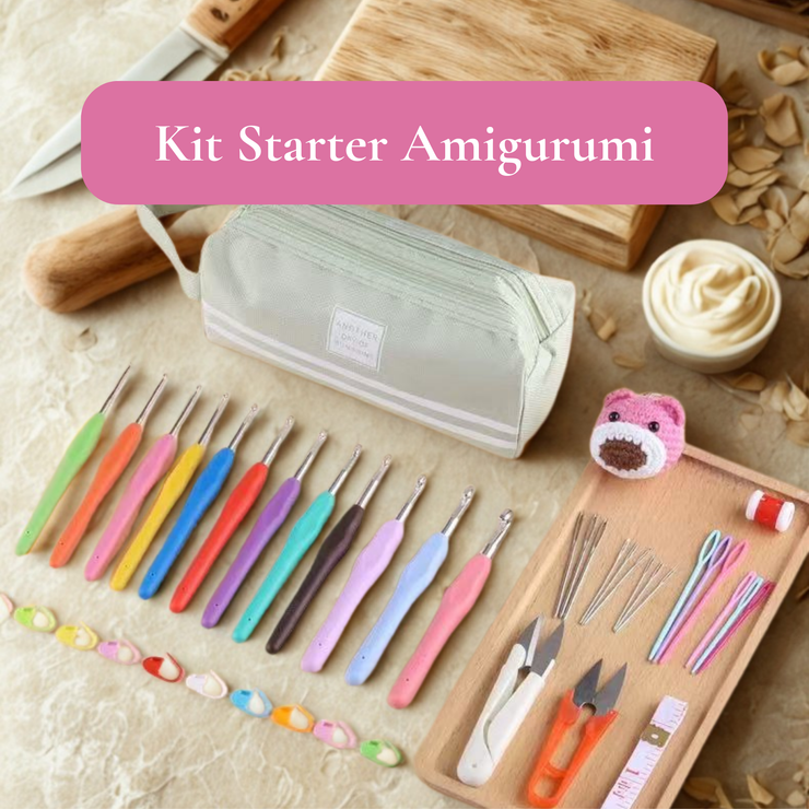 Kit Starter Amigurumi ✨ Tutto ciò che ti serve per iniziare l'amigurumi da zero!